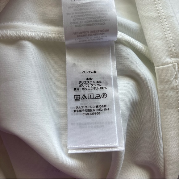 Ralph Lauren white and blue floral dress size 16P - Picture 9 of 12